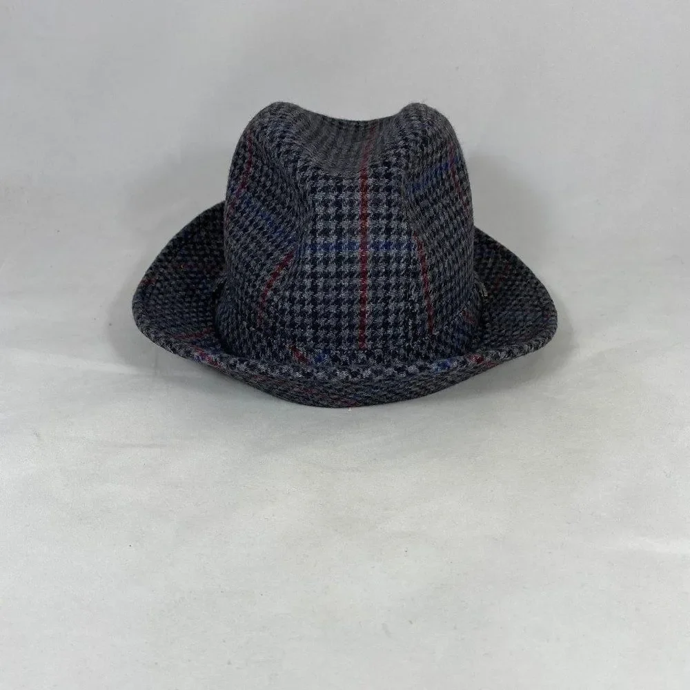 Scala Shape-able Brim Small Checker Pattern Hat